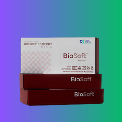 Lentes de Contato Biosoft Confort Tórica Capa