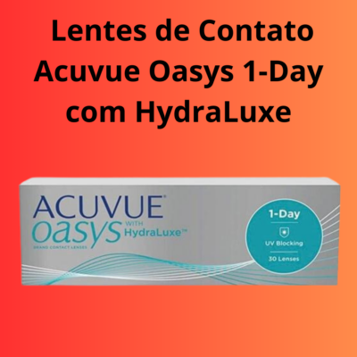 Lentes de Contato Acuvue Oasys 1-Day com HydraLuxe