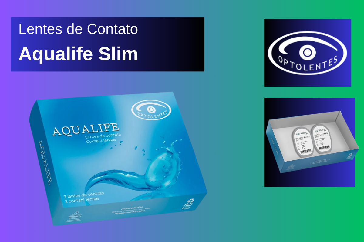 Lentes de Contato Aqualife Slim