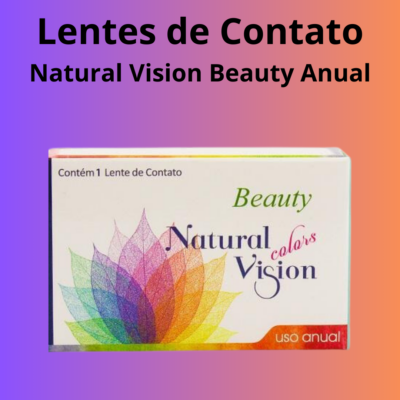 Lentes de Contato Natural Vision Beauty Anual