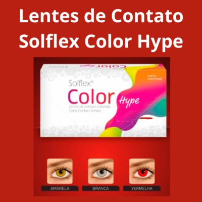 Lentes de Contato Solflex Color Hype